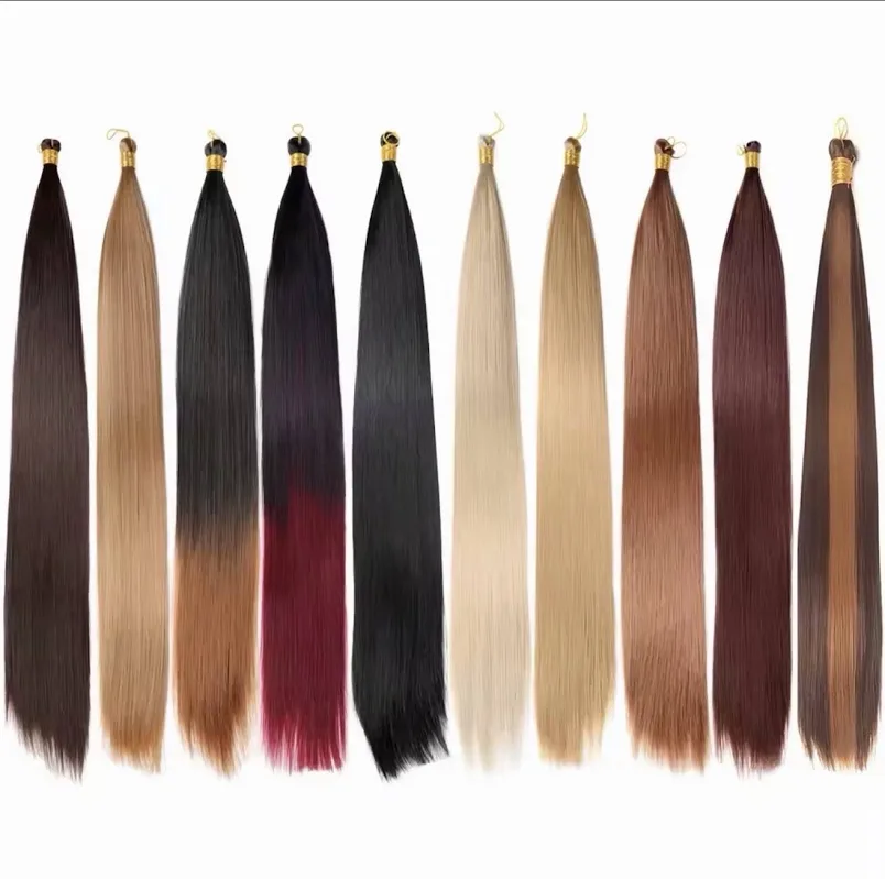 Bones Straight Braid Extension Honey Brown Ombre
